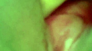 Indian teen babe masturbates her shaved pussy before work