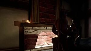 bath time fun in warcraft parody with 3d cartoon style