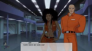 Ivy trapped in prison with monsters