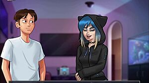 Summertime saga 159 with small 18+ tits and big cock