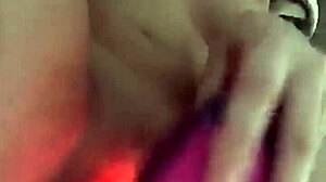 Big tits teen plays with new dildo vibrator toy