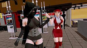 Exploring the harem hotel in game episode 381.