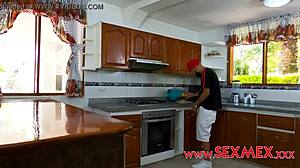 Michel chika - special meal with big tits and facial