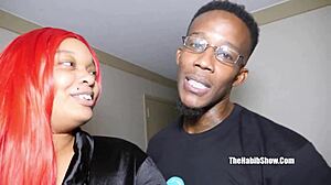 In Florida's hood, Vanity Vixen takes Dante Diggz's BBC with her big ebony ass.