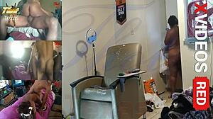 Thick Amateur Ebony Milf in Texas Bent Over for Doggy, Showing Fat Ass and Pussy in California Preview