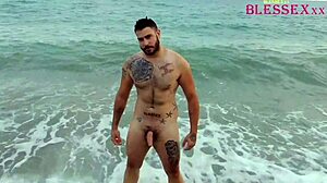 straight friends chilling at wild party with neighbors