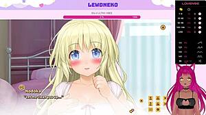 Vtuber Lewdneko teases in Love Cubed Part 8