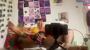 Played with my pussy in the mirror!