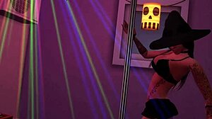 jozie dark halloween tease - sims 4 porn video