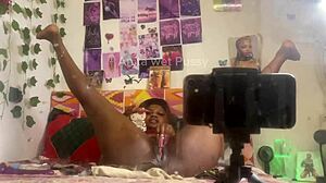 Played with my pussy in the mirror!