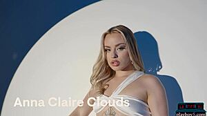 Sexy blonde pornstar milf anna claire clouds striptease for playboy centerfold