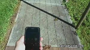 Hot Latina Chick From The Street On To A Dick