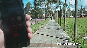 Hot Latina Chick From The Street On To A Dick