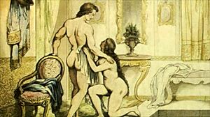 Artistic illustrations of an erotic nature from the past
