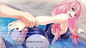Akumeru family yunagi route part 2 features pool scene