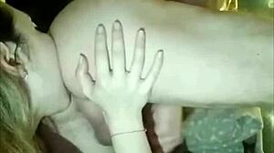 milf rims ass in garage