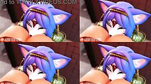 Crazy Furry HMV with Big Tits and Monster Cock in Hentai.