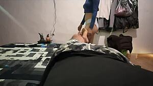 best friend's wife gives delicious blowjob