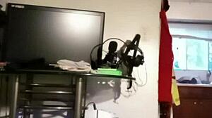 Amateur Gay Cleaning and Changing