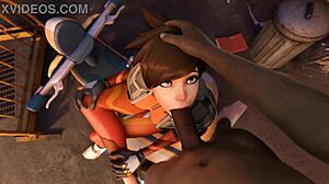 Overwatch characters in grand cupido compilation with big tits and ass