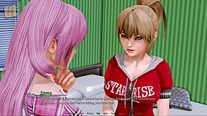 Get a glimpse of the action at the Harem Hotel in this anime visual novel