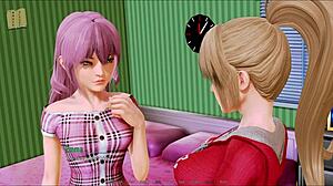 Get a glimpse of the action at the Harem Hotel in this anime visual novel