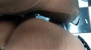 i cum and moan on the black guy's big cock in this hardcore prostitute session