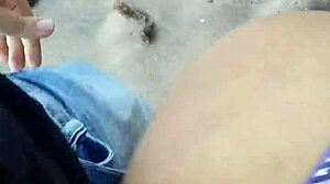 At the beach of mar grande in africa