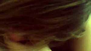 Tinder teen gets a sloppy BJ from big tits Latina