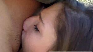 Public Agent Blonde and Teen 18+ Threesome with Huge Cock Latina Outdoors