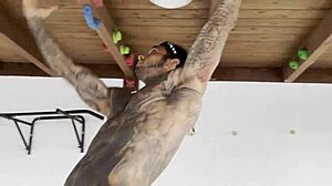 Tattooed princess gets sexy training session with damilvvs