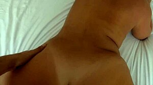 Big dick penetrates European milf hard in doggy style