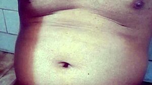 indian gay bottom enjoying his own golden shower fun