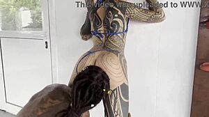 Tattooed princess gets sexy training session with damilvvs