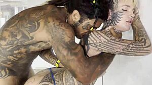 Tattooed princess gets sexy training session with damilvvs