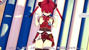 i'm houshou marine, relaxing on the beach in sailor outfit