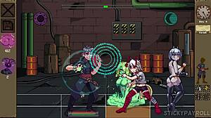 In magical school, step girlfriend fucks my cock with pussy in hentai game