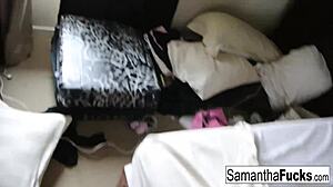 samantha saint's morning fun with masturbation and big tits 😊