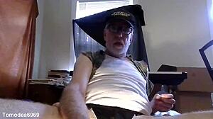 thomas odea shows off his big gay cock in porn