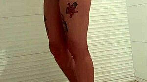 she found me bathing and made me suck her cock