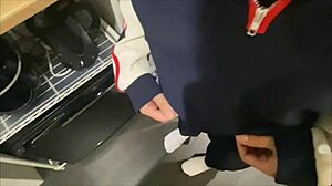 Cohabiting couple enjoys hot intense long night together