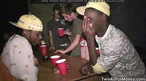 Young black men having gay sex for money with gay boys