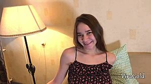 My stepbrother vira gold fingers my hairy pussy!