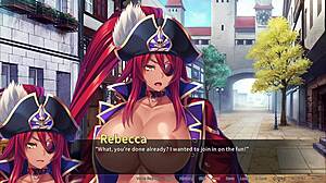 Bukkake buccaneer Elsie H in hot anime game action