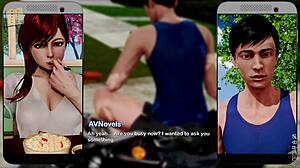 i explore the inn in this hentai game adventure