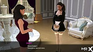 Hentai teen takes off clothes and enjoys big cock in anal assfucking scene.