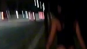 Lenev8 flaunts lingerie in the streets of São Paulo