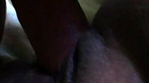 Latina woman gets her pussy fucked in close-up view. Detailed cock penetration.