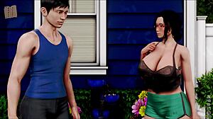 i explore the inn in this hentai game adventure