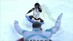 amazing threesome with two hoties - bare witness 14